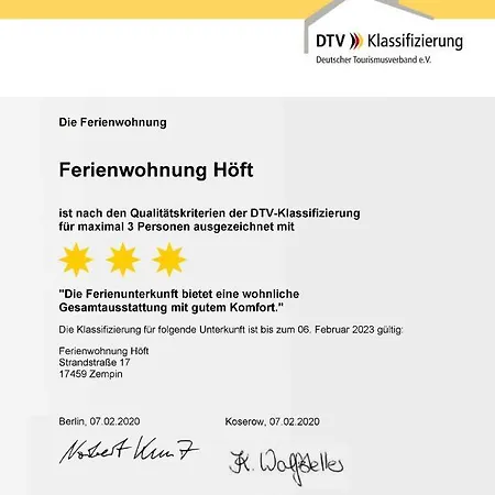 아파트 Fewo Hoeft Nur 500m Vom Ostseestrand Entfernt